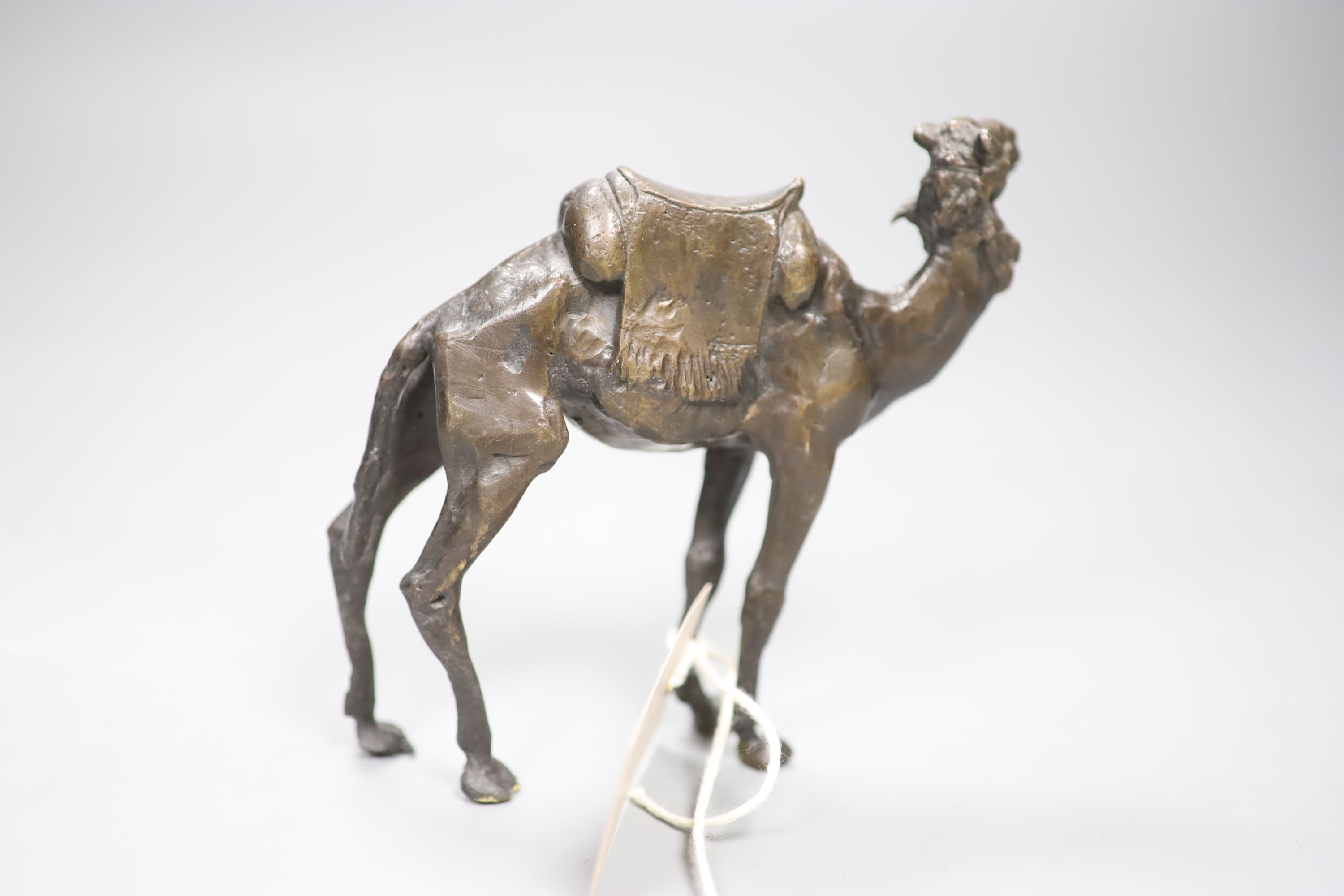 A bronze camel, height 13cm